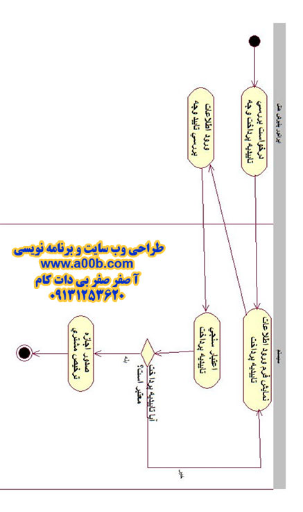 نمودار فعالیت تایید پرداخت وجه